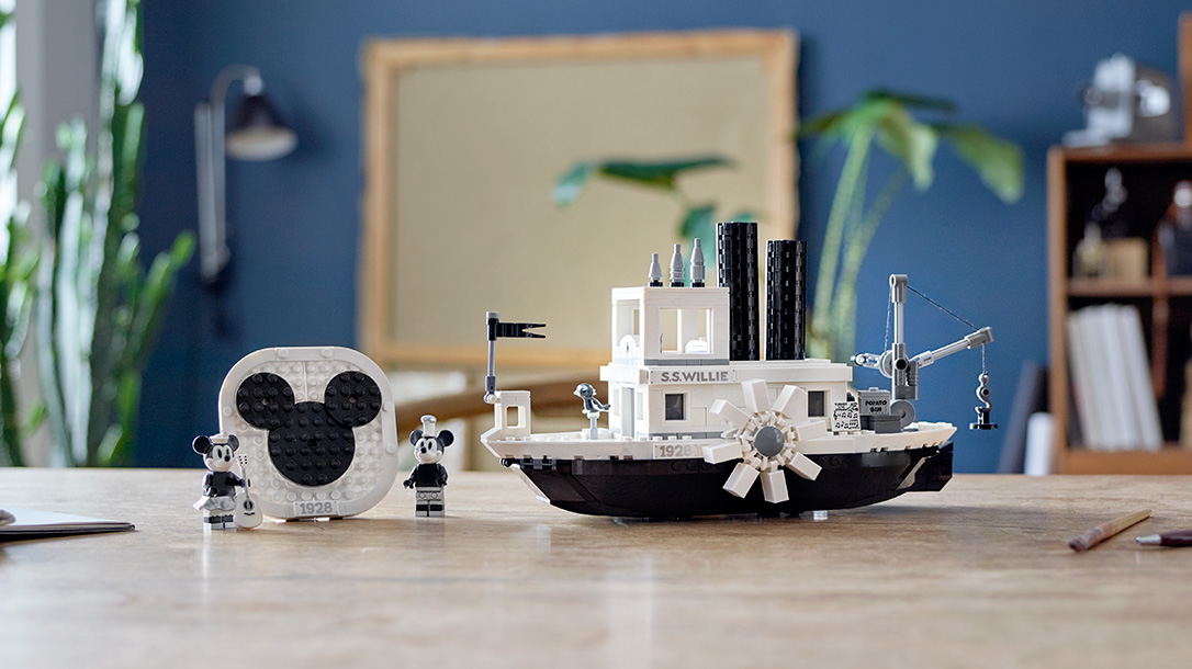 Lego shop cheap steamboat willie