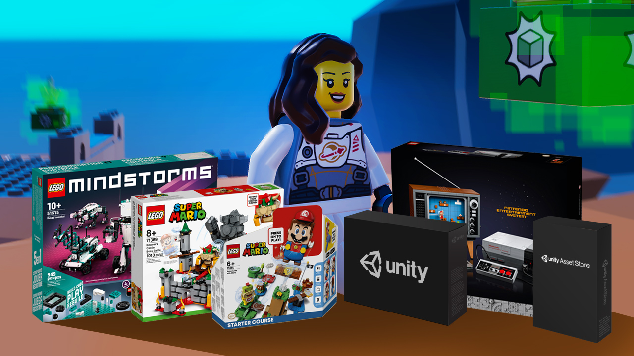 Lego best sale unity minifigure