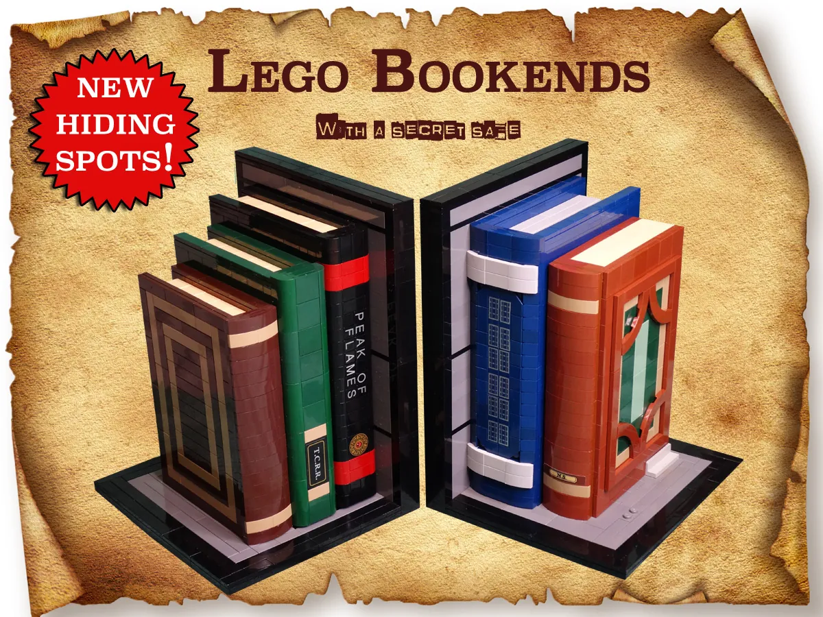 LEGO IDEAS Blog 10K CLUB INTERVIEW LEGO Bookends by Maren Wilker