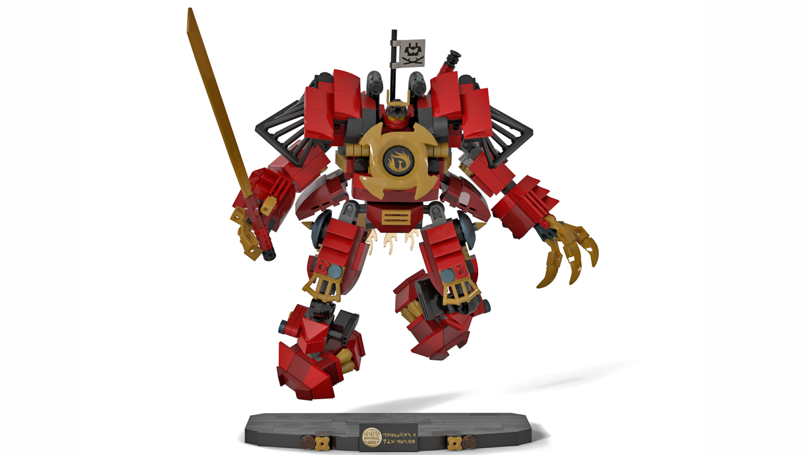 Lego ninjago pixal samurai 2024 x