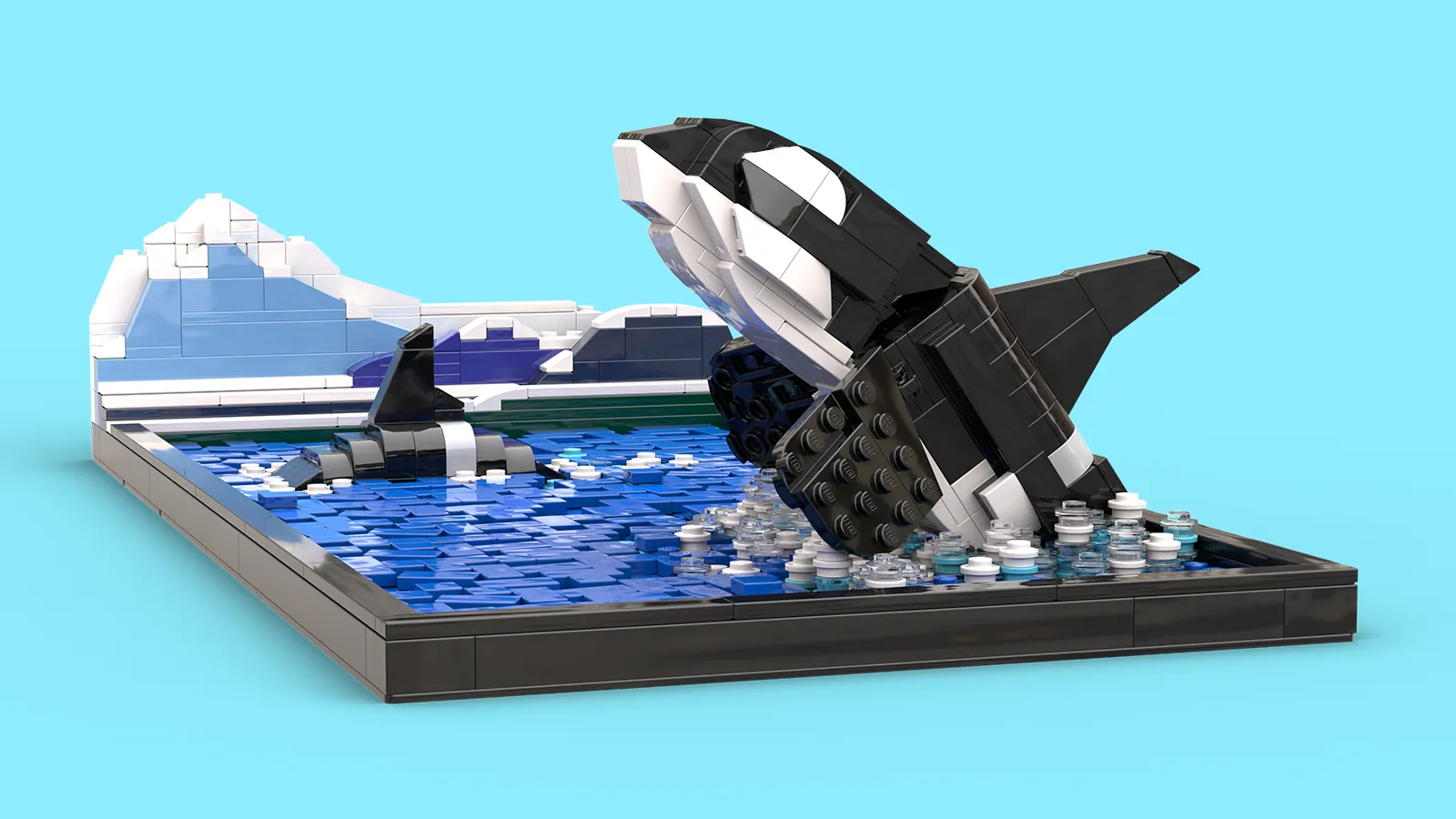 Orca 2024 whale lego