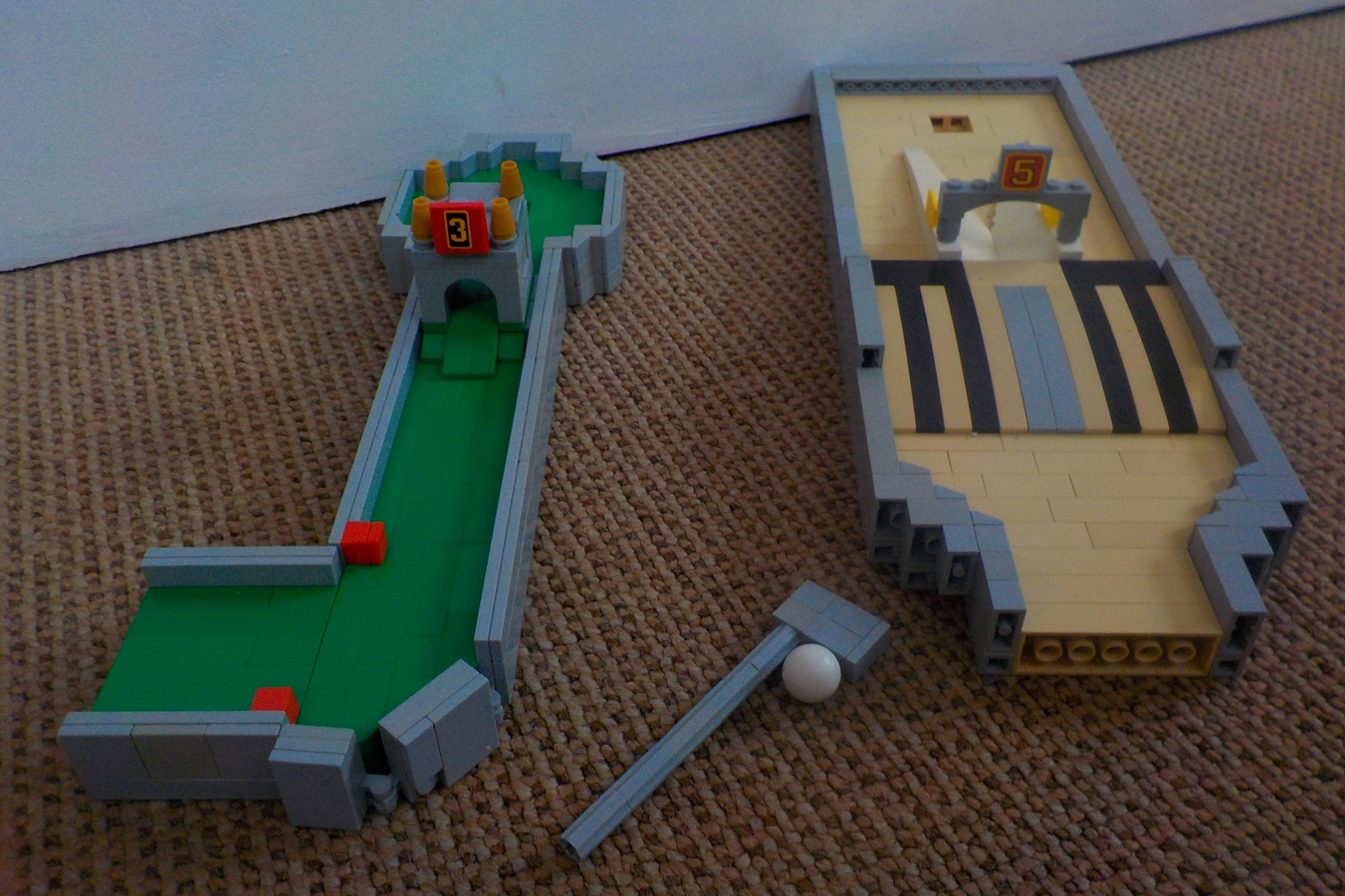 Lego golf hot sale course set