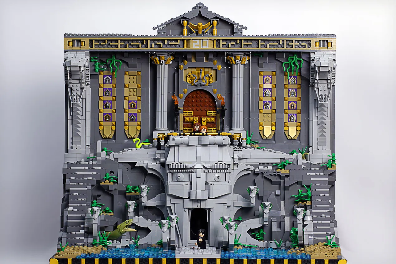 LEGO HARRY POTTER VS THE BASILISK DISPLAY MOC! 