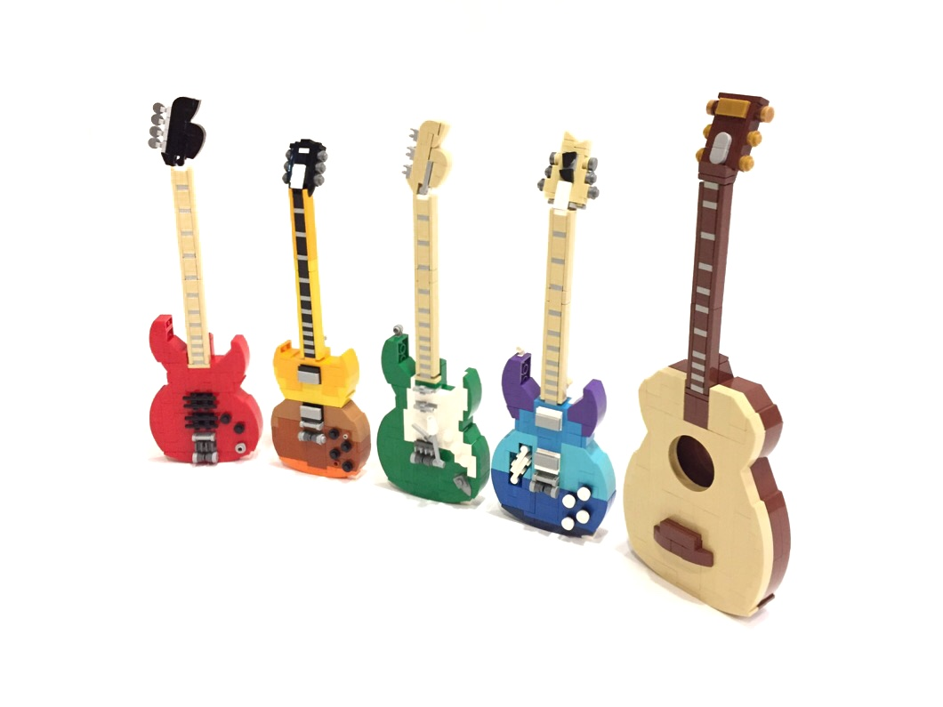 LEGO IDEAS Music to our ears! My Guitars Collection