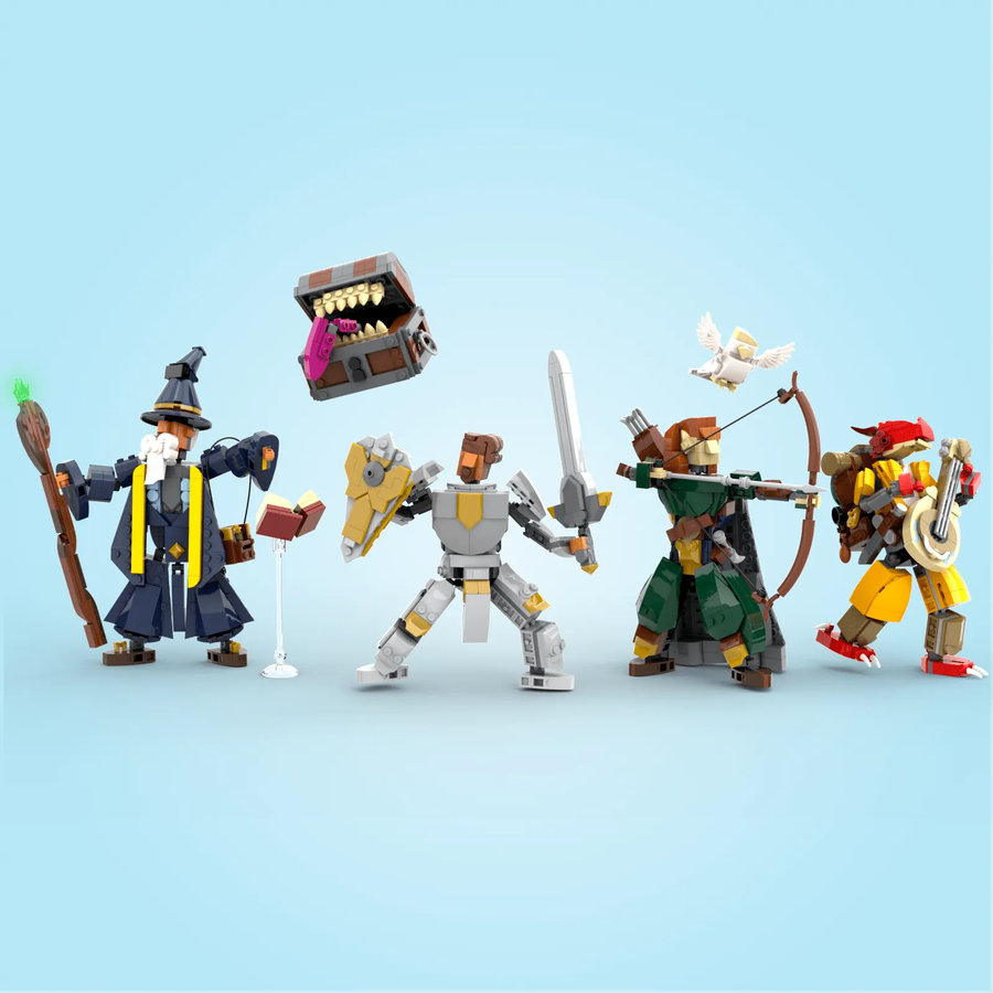 Lego d&d hot sale figures