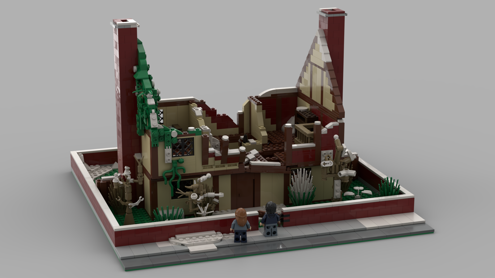 LEGO IDEAS Recreating a Magical Harry Potter™ Holiday Scene! Harry
