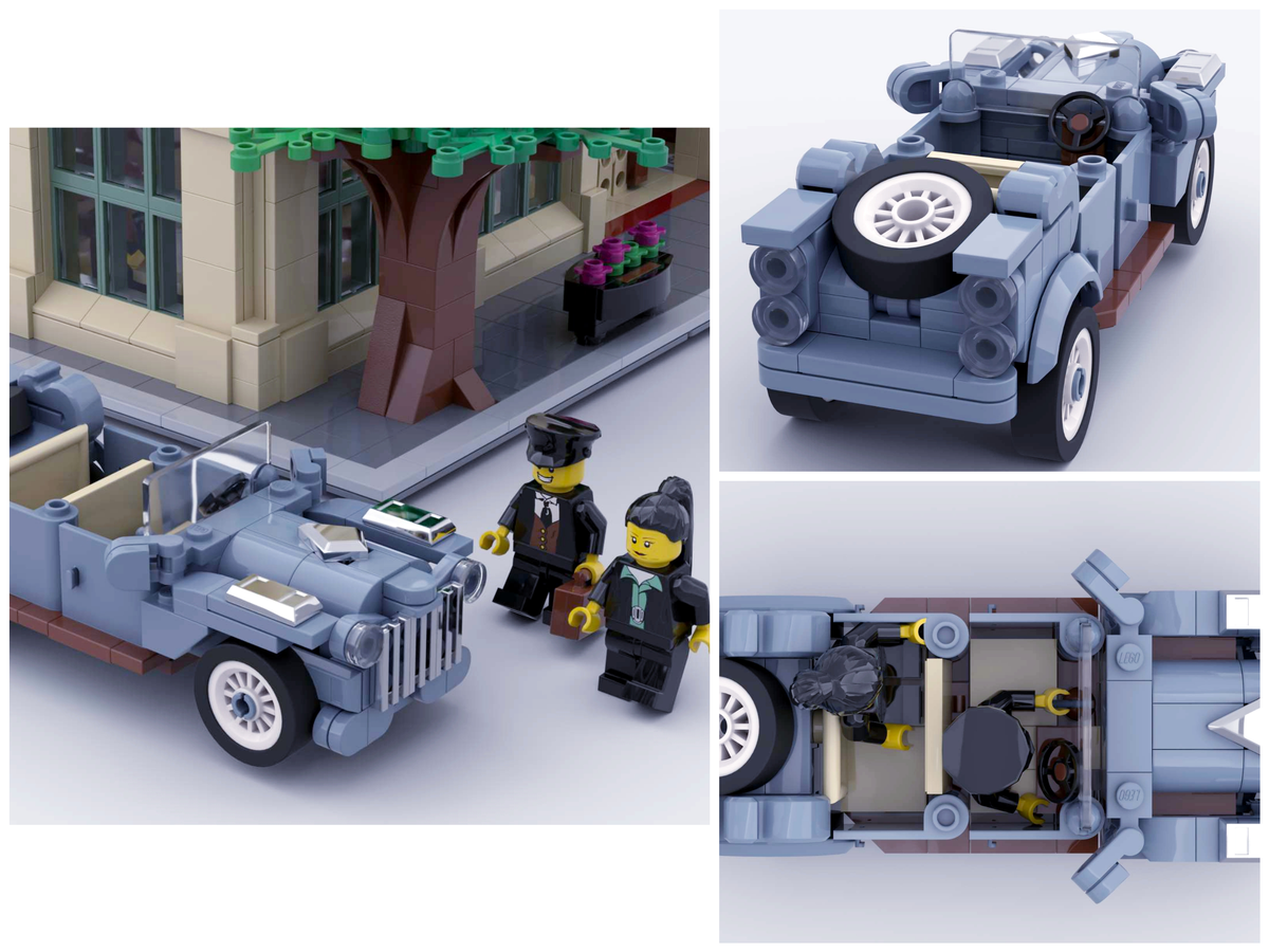 LEGO IDEAS - Build a Vintage car to cruise the streets of LEGO® Modular