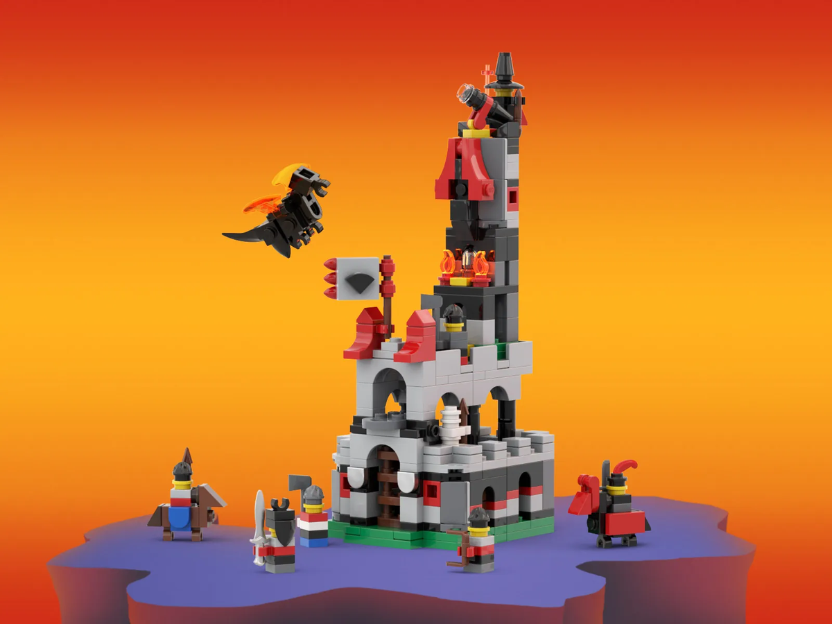 LEGO IDEAS 90th Anniversary Castle Theme Celebrations 6097 Night Lord s Castle