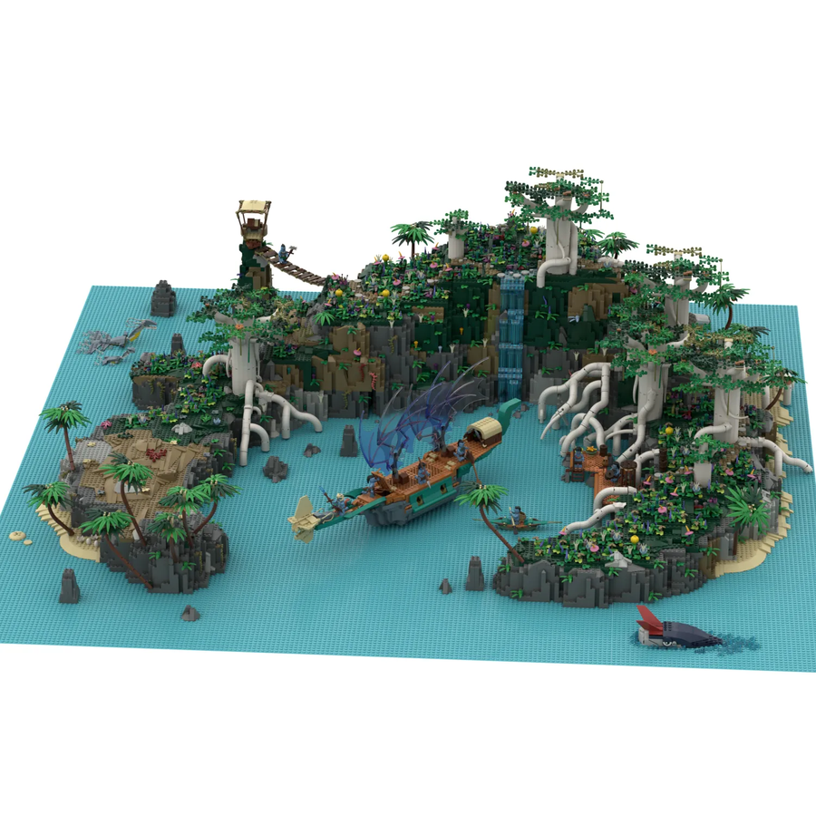 Lego store tropical island