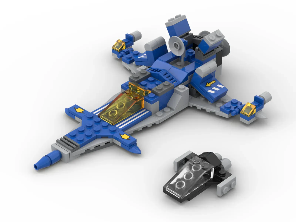 Lego store benny spaceship