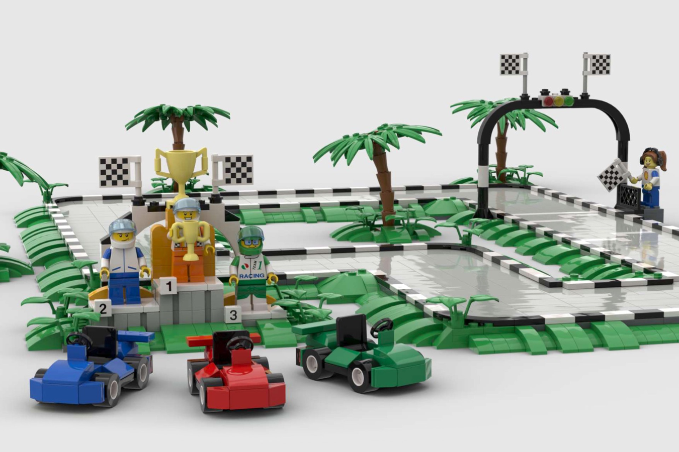 Lego race online track