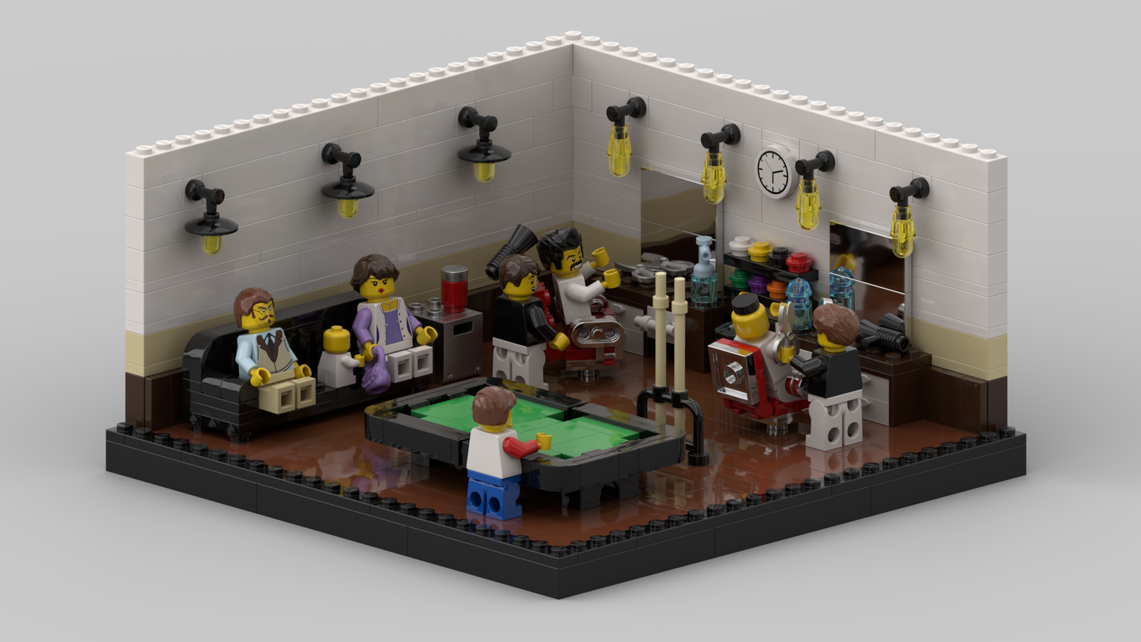 Lego hot sale barber shop