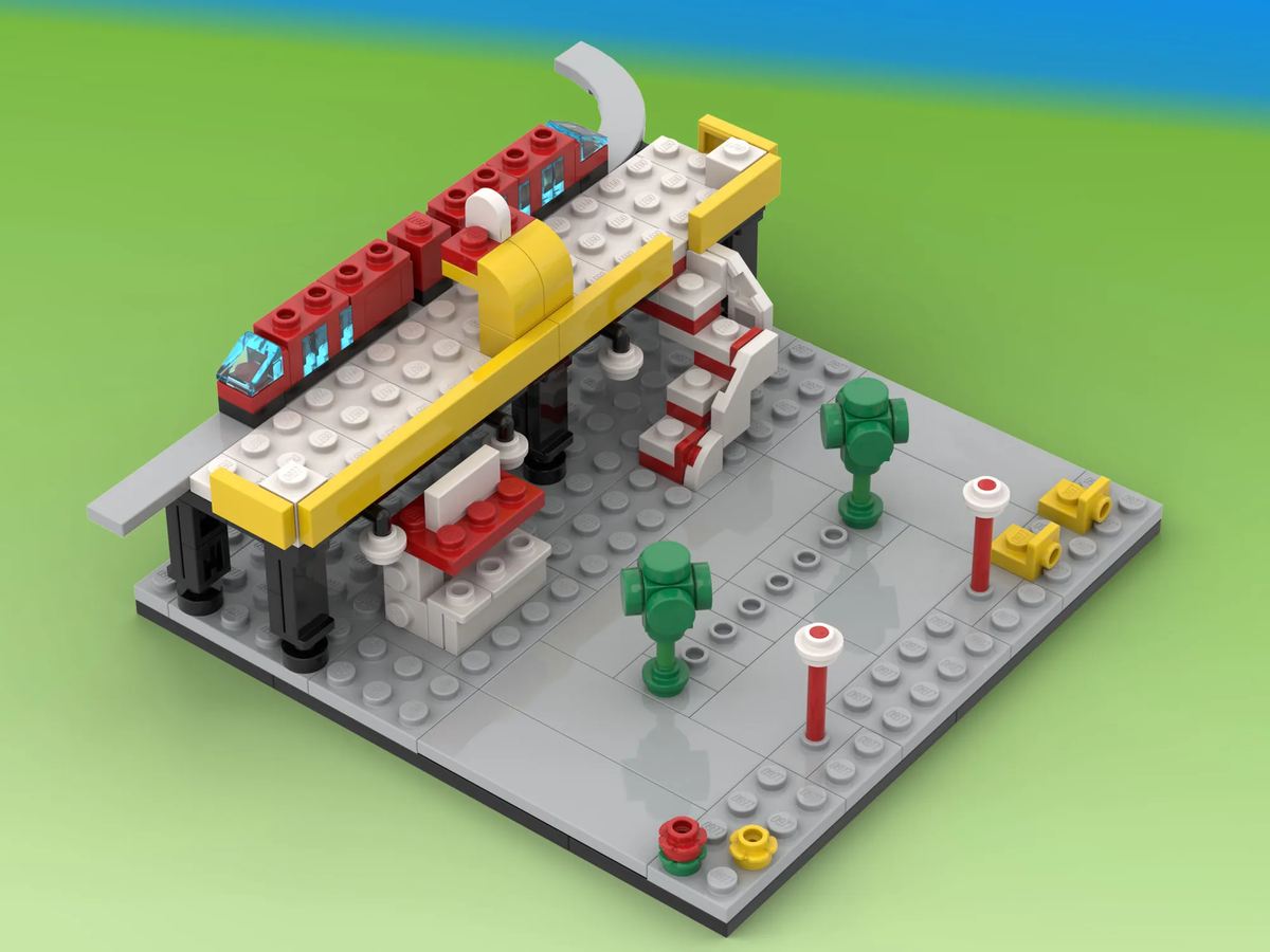 LEGO IDEAS - A Mini LEGO AirPort With a Mini Plane.