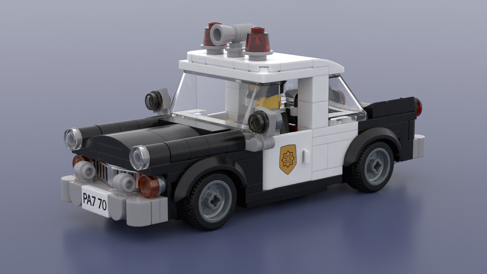 Vintage lego police car sale