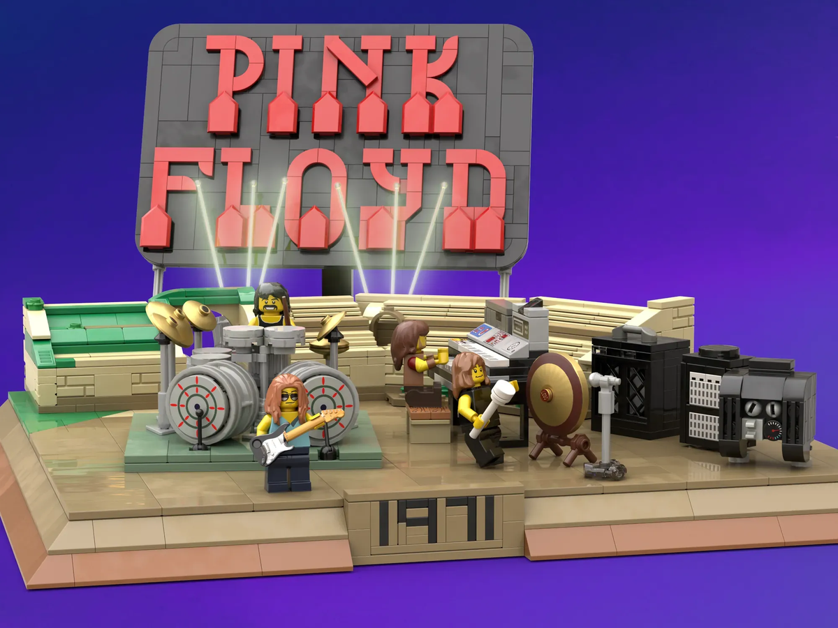 Pink best sale floyd lego