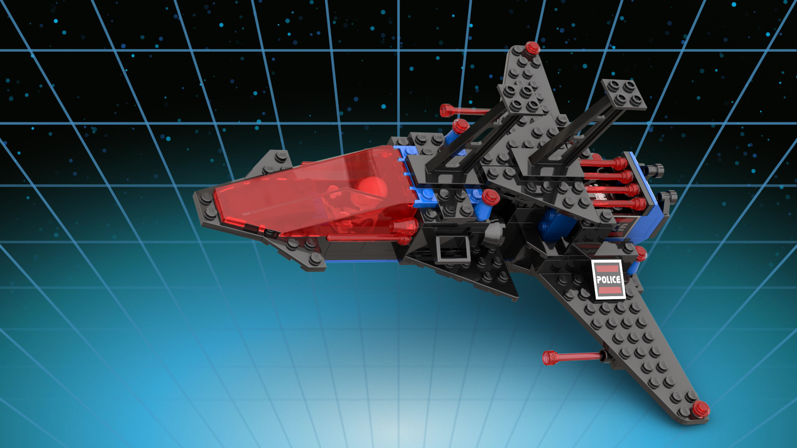 Lego best sale police spaceship