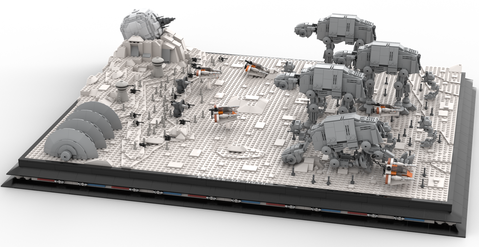 Battle of deals hoth lego set