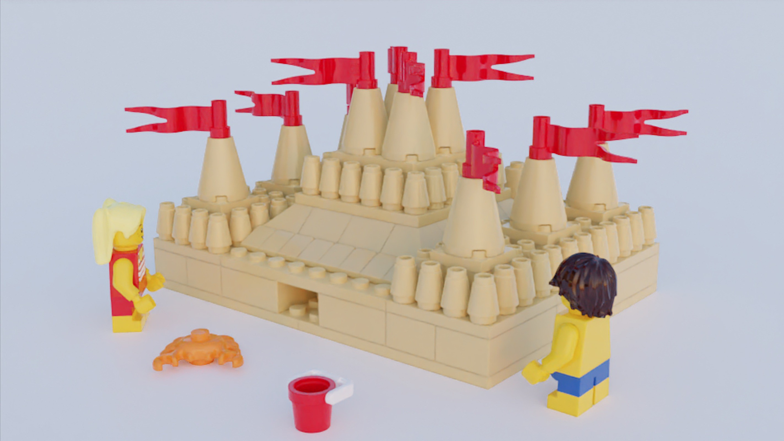 Lego store sand castle