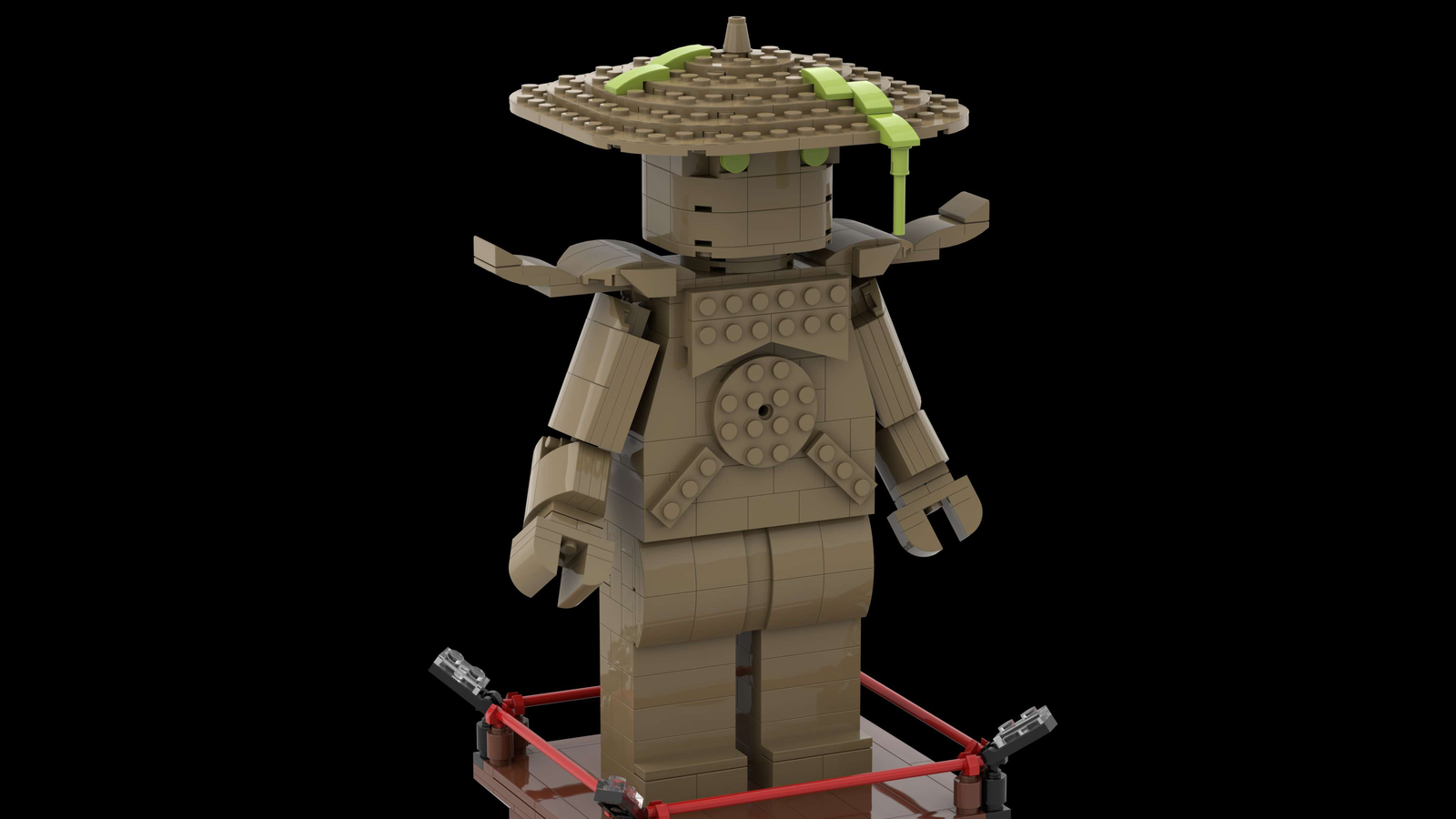 Lego best sale wooden wu