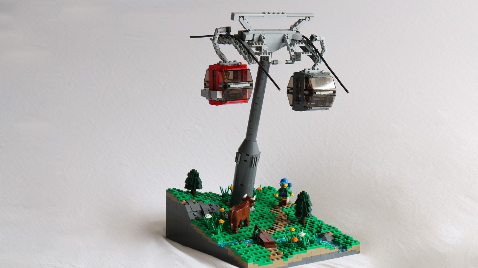 Lego discount cable car