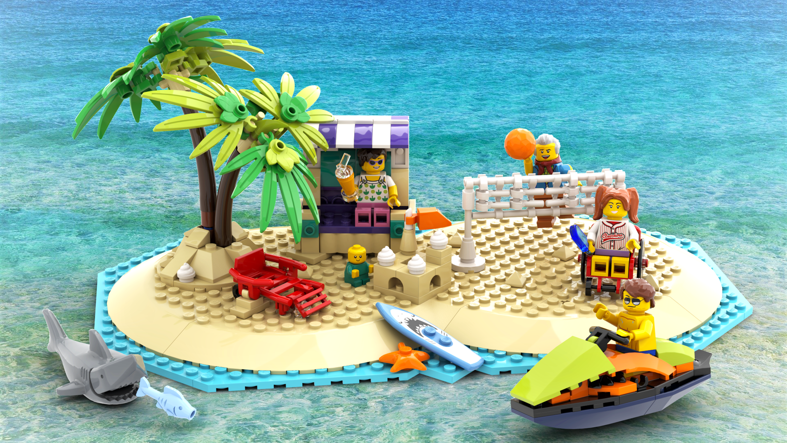 Fun at discount the beach lego