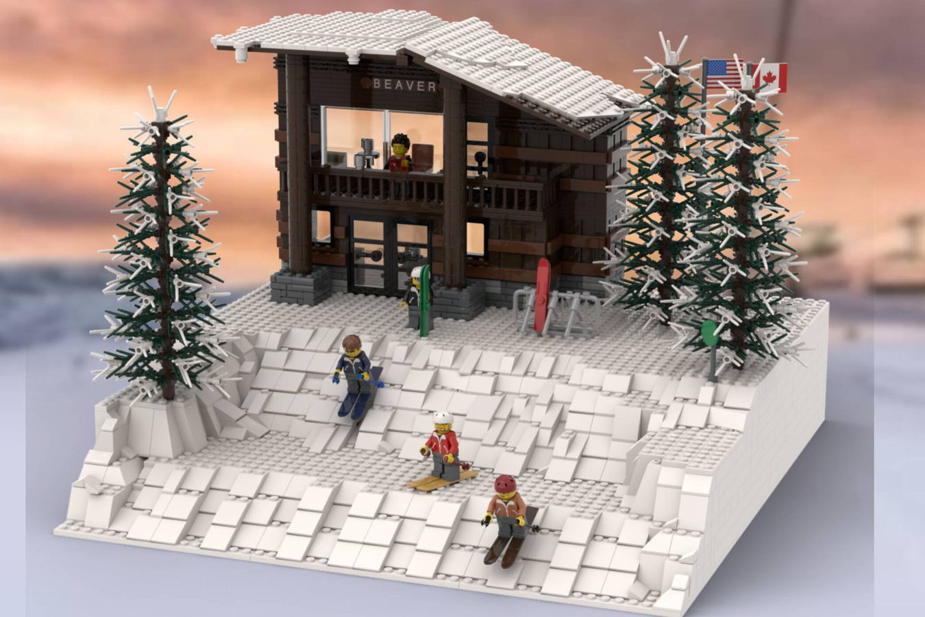 Lego ski hot sale chalet