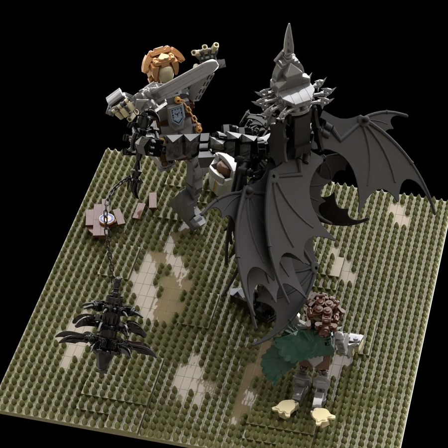 LEGO IDEAS Exploring the world of Middle Earth Scene I Am No Man