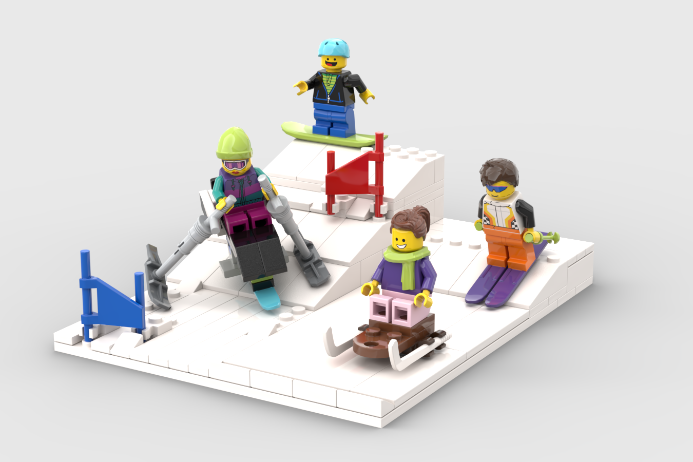 Lego skiing online