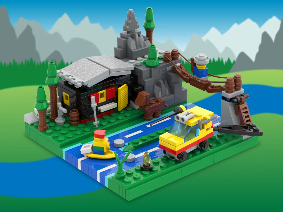 LEGO IDEAS 90th Anniversary: Micro-Scale Celebrations! - Rocky River Retreat 6552