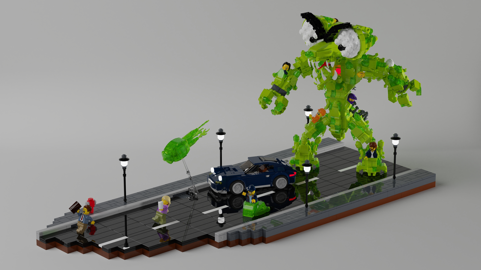 LEGO IDEAS Build a Ghost You Are Afraid Of Figmon the Slime