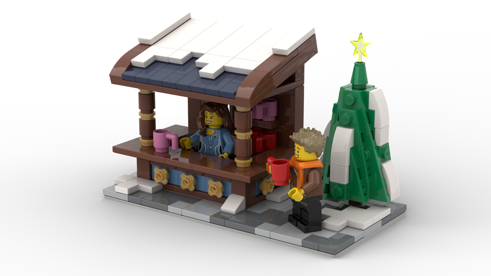 Lego best sale christmas market