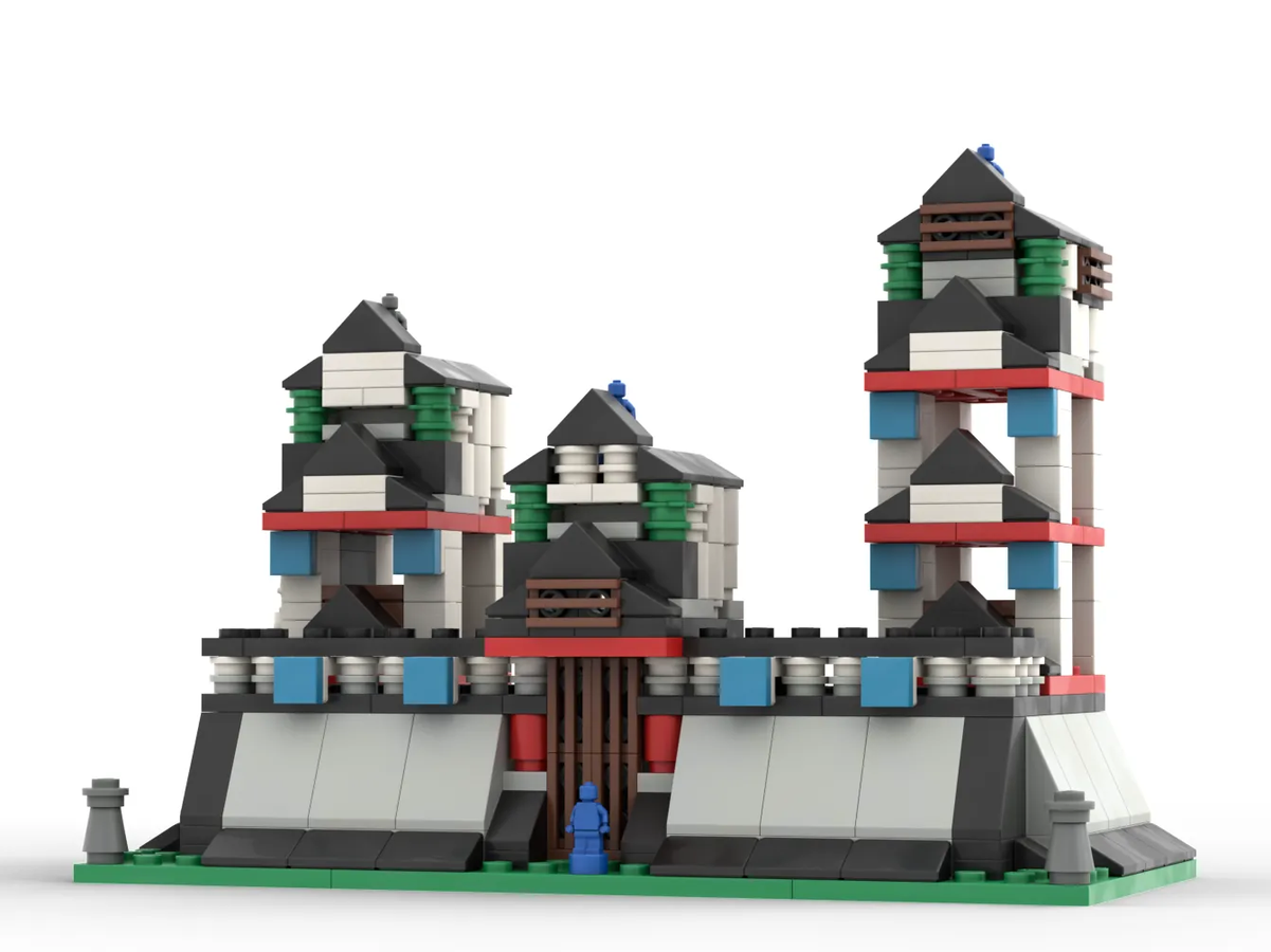 LEGO IDEAS 90th Anniversary Castle Theme Celebrations 6093 Flying Ninja Fortress