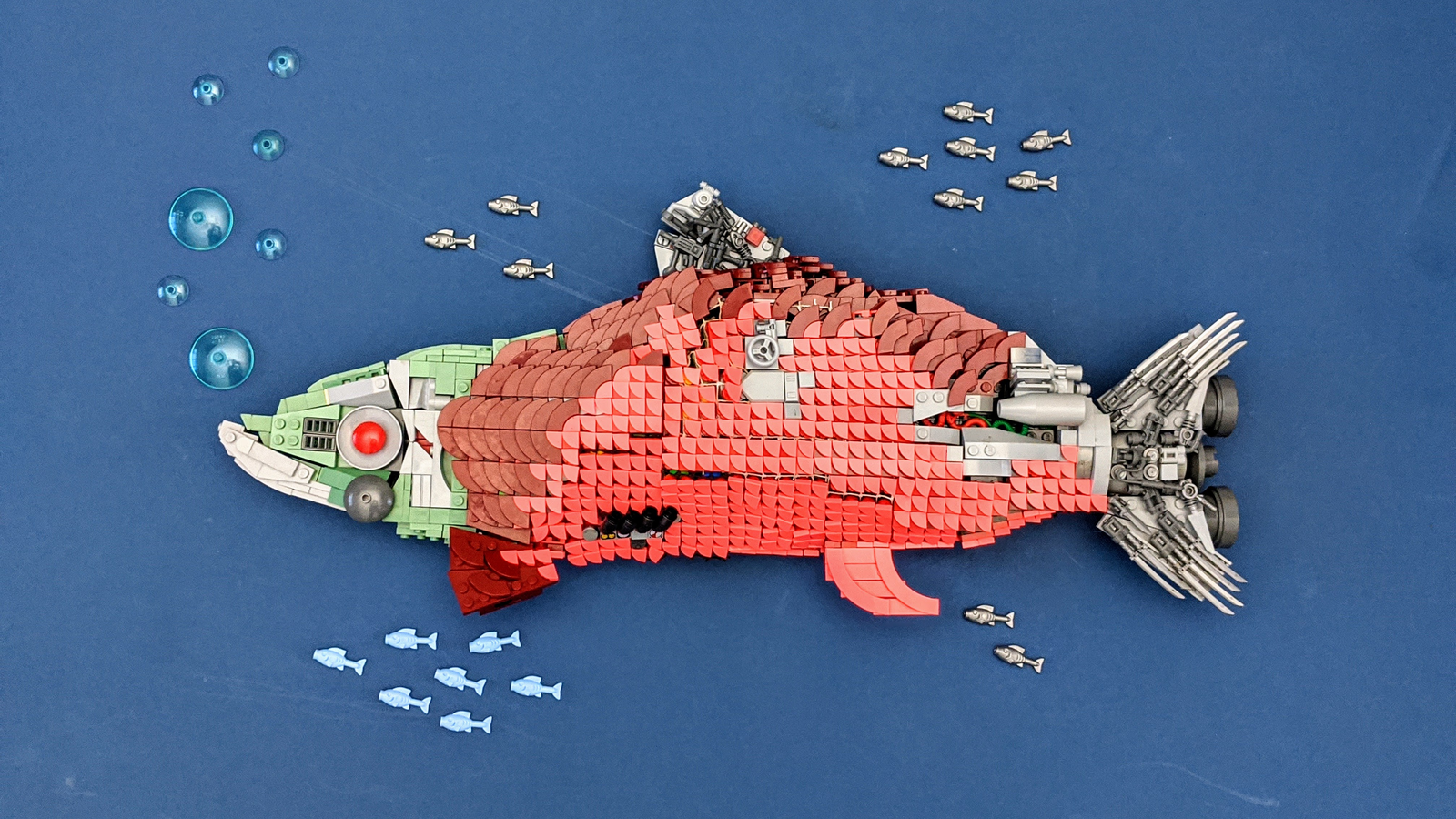 Lego salmon store