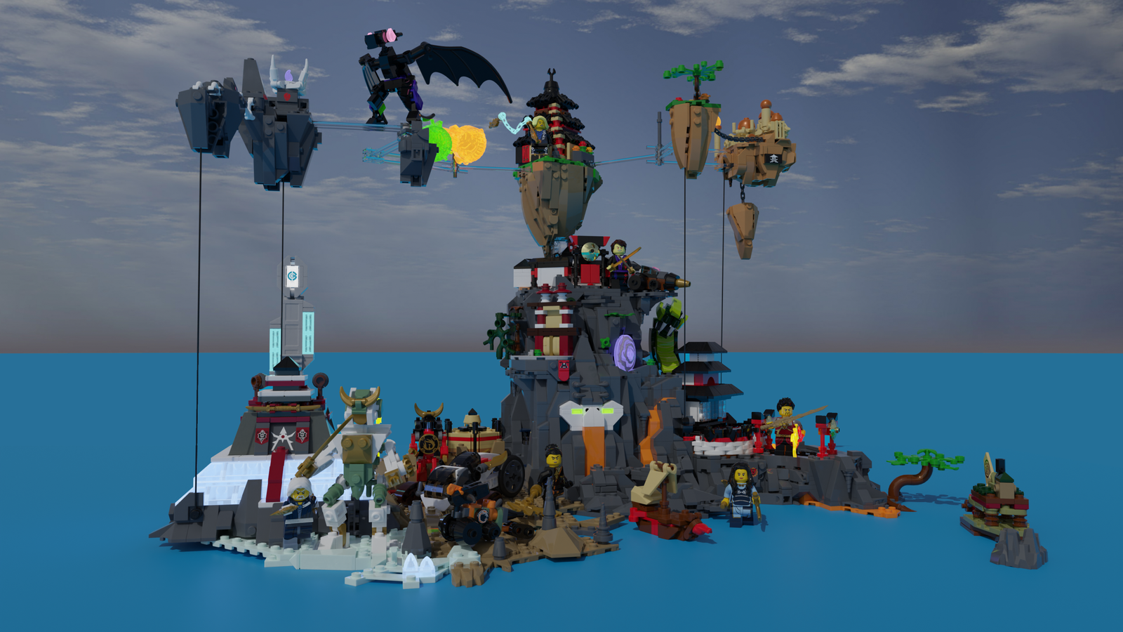 I Built 10 LEGO MONSTERS from NINJAGO 