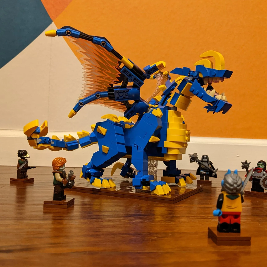 Lego 2025 blue dragon