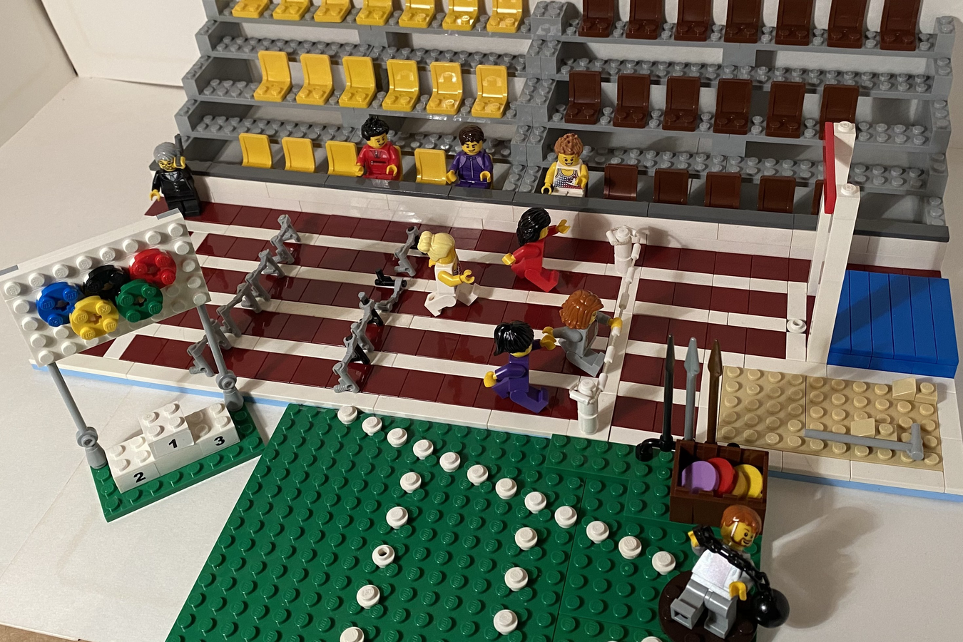 LEGO IDEAS We love sports! Modular Track and Field