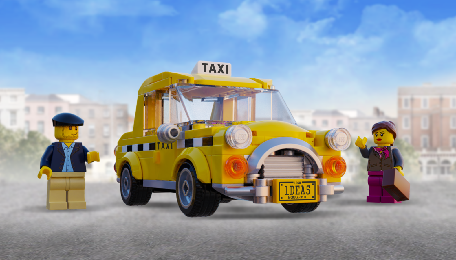 Lego outlet yellow cab