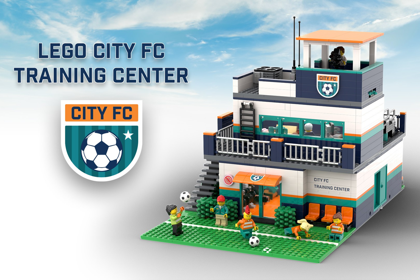 LEGO IDEAS We love sports! - LEGO City FC Training Center