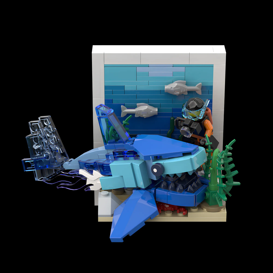 Baby best sale shark lego