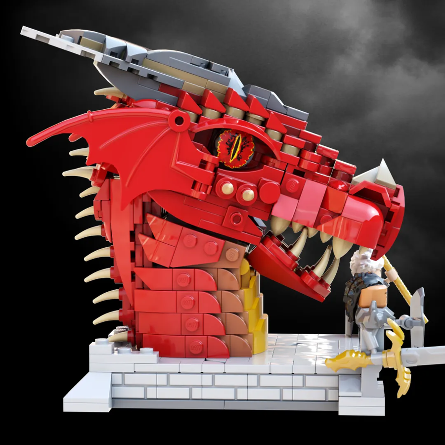 Lego discount dragon custom