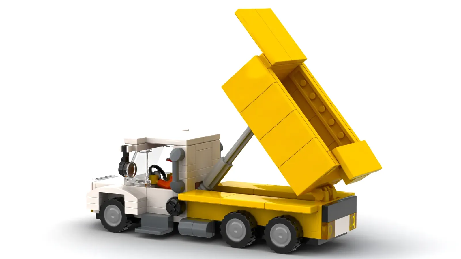 Lego yellow hot sale dump truck