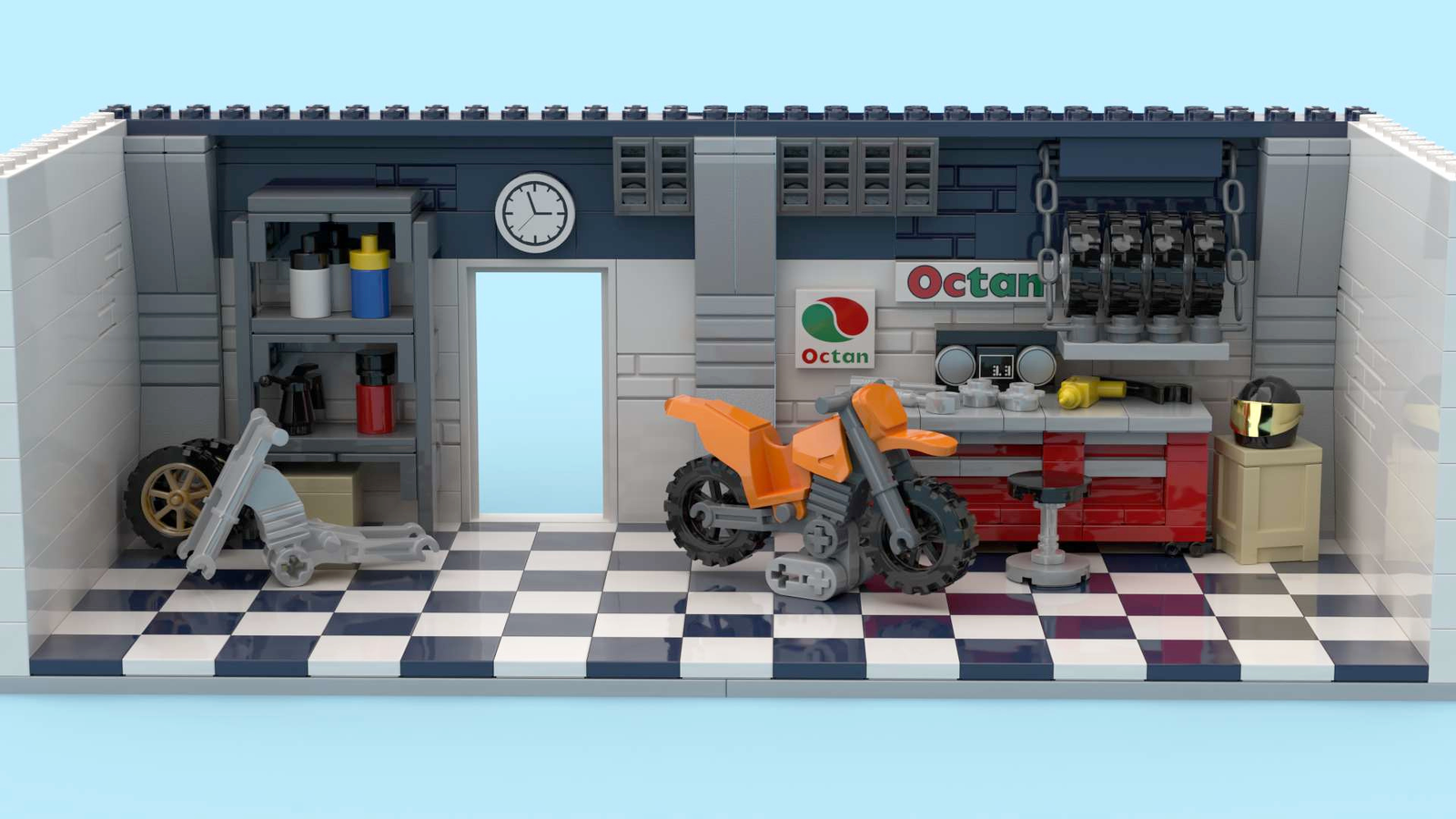 Lego octan shop garage