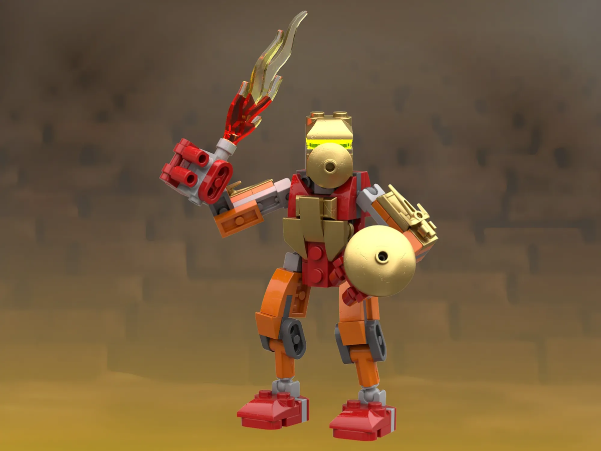 LEGO IDEAS - 90th Anniversary: Micro-Scale Celebrations! - 7116 BIONICLE  Stars: Tahu