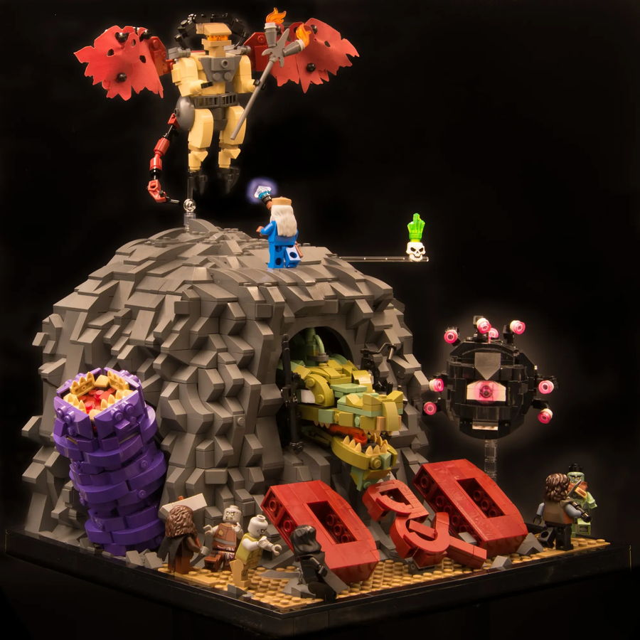 LEGO IDEAS 50 years of Dungeons Dragons D D Monster Mountain