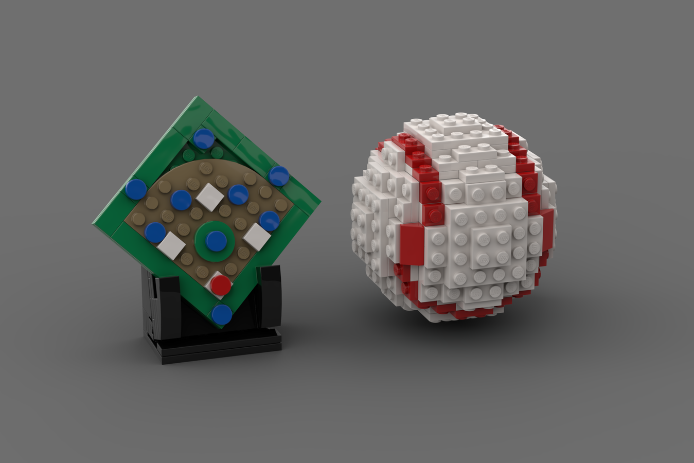 Lego baseball sale ball