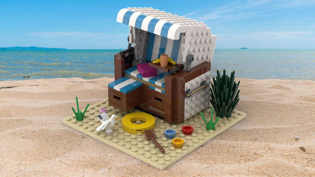 LEGO IDEAS - Do you want to go to the seaside? - Hooded Beach Chair