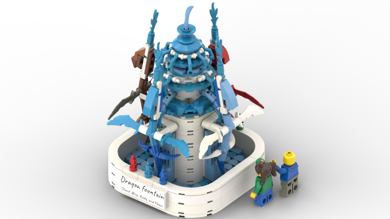 LEGO IDEAS - 10 Years of LEGO® NINJAGO®! - The Dragon Fountain Exhibit