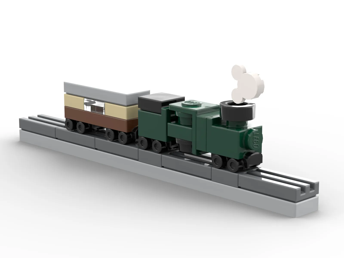 Micro scale logging railway from my entry to the Lego house contest : r/lego