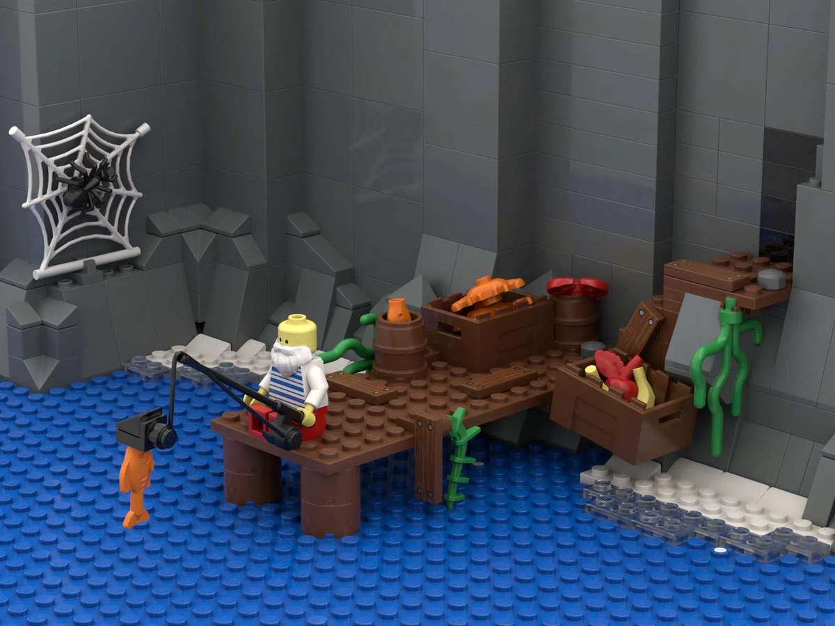 Lego discount fishing dock