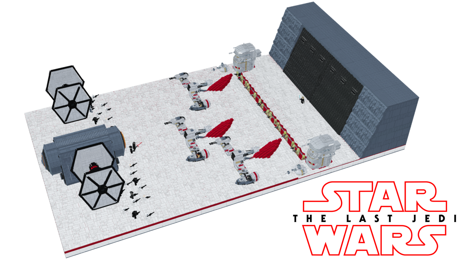 Battle of on sale crait lego